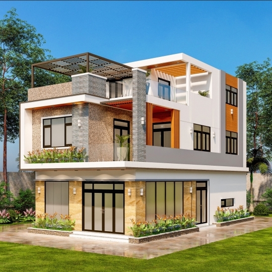 Nhà Phố Hiện Đại - 06