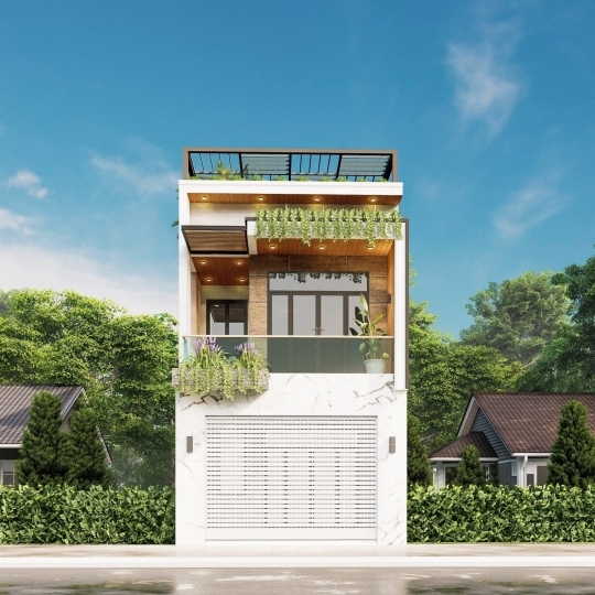 Nhà Phố Hiện Đại 